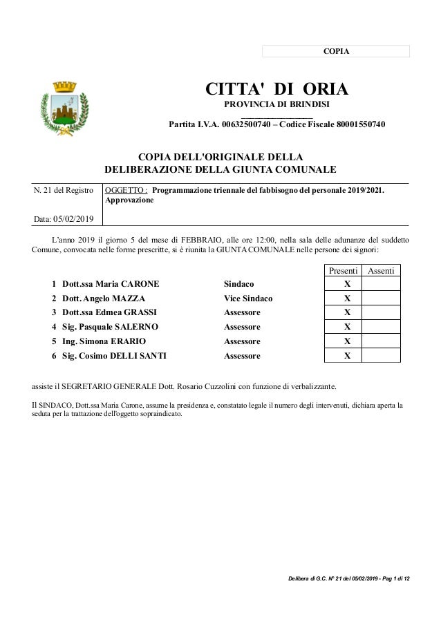 scaricare la deliberazione 19 dicembre 2017 n. 867